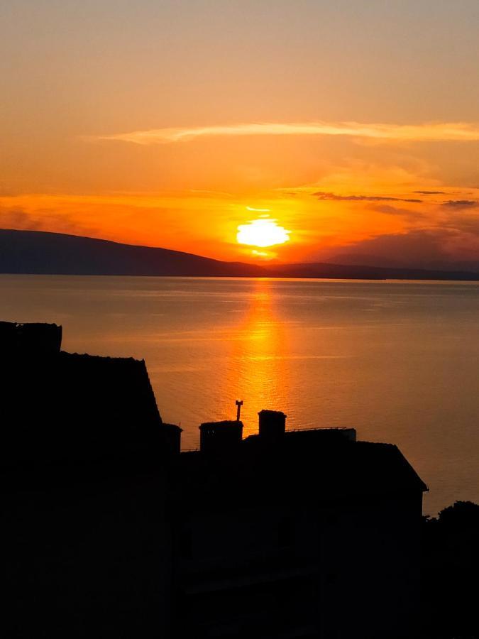 Novouredeni Stan S Balkonom I Pogledom Na More Senj  Bagian luar foto